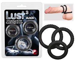 Lust Cock Ring Trio