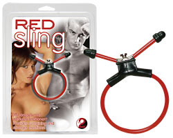 Red Sling Cock Ring