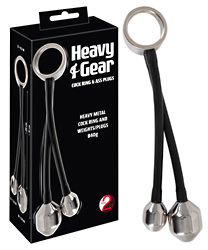 Heavy Gear cock ring & ass plugs