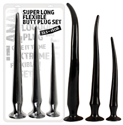 Super Long Flexible Butt Plug Set