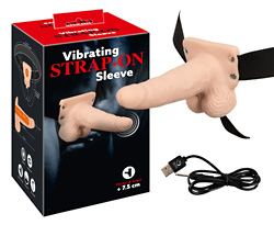 Vibrating Strap-On Sleeve