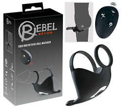Cock ring with RC ball massager