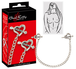 Heart shaped nipple clamps
