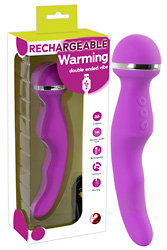 Vibrator and Massage Wand in One with a Warming Function