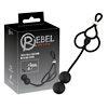 Triple Ball/Cock Ring with Anal Beads