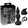 RC Butt Plug with Cock & Ball Rings