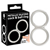 Metallic Silicone cock and ball ring