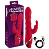 Rabbit Vibrator with 3 Moving Rings